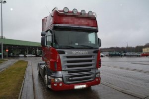 Zatrzymana Scania 