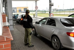 kontrola graniczna w Gołdapi 