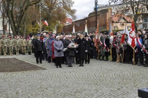 Zastępca Komendanta W-MOSG na kętrzyńskich obchodach z okazji Narodowego Święta Niepodległości 