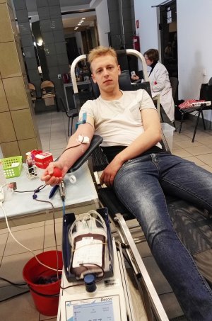 Akcja krwiodawcza Klubu HDK PCK przy Placówce Straży Granicznej w Braniewie 