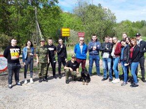 Patrol studentów na granicy 