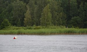 granica polsko-rosyjska na jeziorze Gołdap 