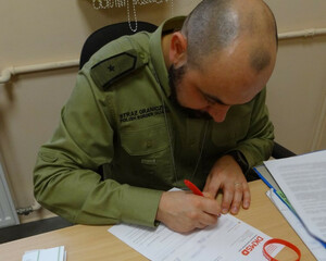 Funkcjonariusze Straży Granicznej zarejestrowali się w bazie Fundacji DKMS 