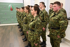 ślubowanie nowych funkcjonariuszy 