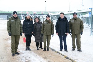 Wizyta delegacji z Ambasady Brytyjskiej na polsko-rosyjskiej granicy 