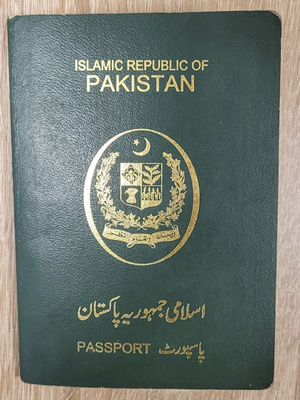 paszport obywatela Pakistanu 