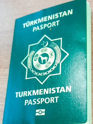 paszportu obywatela Turkmenistanu 