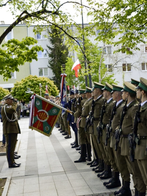 przywitanie z pocztem sztandarowym Warmińsko-Mazurskiego Oddziału Straży Granicznej przywitanie z pocztem sztandarowym Warmińsko-Mazurskiego Oddziału Straży Granicznej
