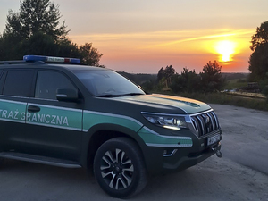 pojazd służbowy z Placówki Straży Granicznej w Gołdapi pojazd służbowy z Placówki Straży Granicznej w Gołdapi