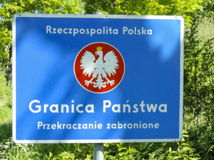 tablica informacyjna Granica Państwa 