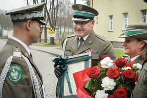Przywitanie generała w Warmińsko-Mazurskim Oddziale Straży Granicznej Przywitanie generała w Warmińsko-Mazurskim Oddziale Straży Granicznej
