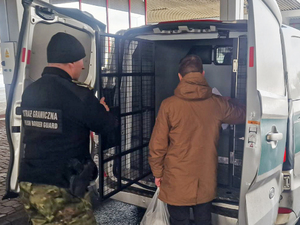 Ukrainiec doprowadzony do granicy Ukrainiec doprowadzony do granicy