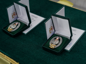 emblemat pamiątkowy Warmińsko-Mazurskiego Oddziału Straży Granicznej emblemat pamiątkowy Warmińsko-Mazurskiego Oddziału Straży Granicznej