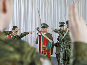 ślubowanie nowych funkcjonariuszy Straży Granicznej ślubowanie nowych funkcjonariuszy Straży Granicznej