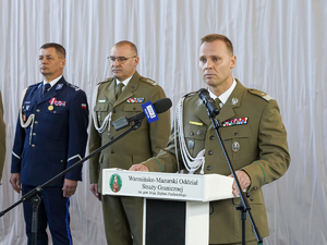 Komendant Warmińsko-Mazurskiego Oddziału Straży Granicznej gen. bryg. SG Daniel Wojtaszkiewicz Komendant Warmińsko-Mazurskiego Oddziału Straży Granicznej gen. bryg. SG Daniel Wojtaszkiewicz