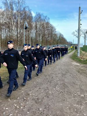 uczniowie z wizytą na Placówce Straży Granicznej w Barcianach uczniowie z wizytą na Placówce Straży Granicznej w Barcianach