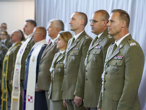 Komendant Warmińsko-Mazurskiego Oddziału Straży Granicznej gen. bryg. SG Daniel Wojtaszkiewicz podczas ślubowania Komendant Warmińsko-Mazurskiego Oddziału Straży Granicznej gen. bryg. SG Daniel Wojtaszkiewicz podczas ślubowania