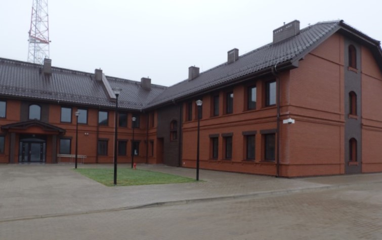zdjęcia z budowy Placówki Straży Granicznej w Dubeninkach