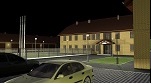 Wizualizacja i zdjęcia z budowy Placówki Straży Granicznej w Dubeninkach